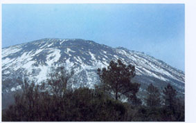 Vesuvio innevato